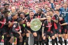 Bayer Leverkusen ganó el título de la Bundesliga por primera vez.