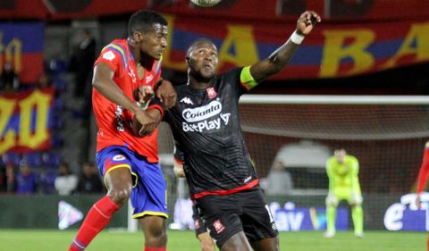 Hugo Rodallega enfrentado a Pasto en liga colombiana