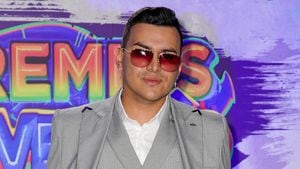 CORAL GABLES, FLORIDA - JULY 22: Yeison Jimenez attends Premios Juventud 2021 - Arrivals at Watsco Center on July 22, 2021 in Coral Gables, Florida. (Photo by Alexander Tamargo/Getty Images for Univision)