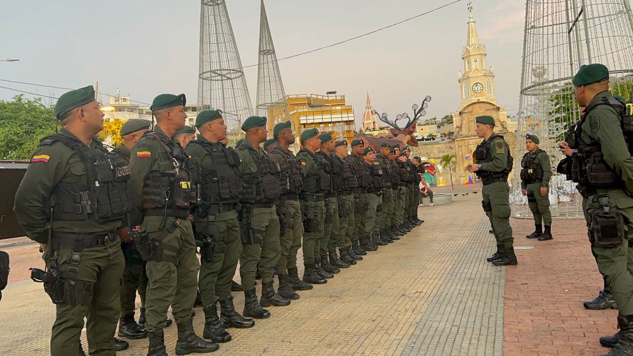 El dispositivo policial en Cartagena comenzará operaciones este 7 de diciembre.