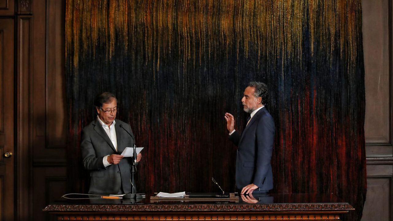 Presidente Gustavo Petro y Embajador en Venezuela Armando Bendetti