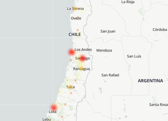 Chile también reportó la caída de Facebook en varias zonas del país