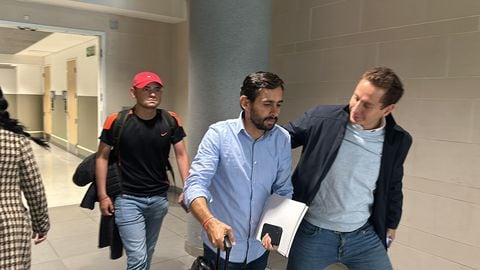 José Jaime Uscátegui, representante a la Cámara, llegó al aeropuerto El Dorado después de que el Gobierno de Venezuela no le permitiera ingresar a ese país.