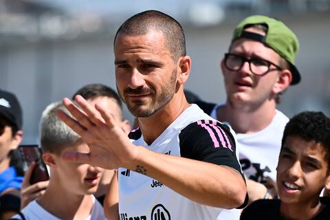 TURIN, ITALY - JULY 17: Leonardo Bonucci of Juventus FC attends for the Juventus Medical Tests at Jmedical on July 17, 2023 in Turin, Italy. (Photo by Stefano Guidi/Getty Images)