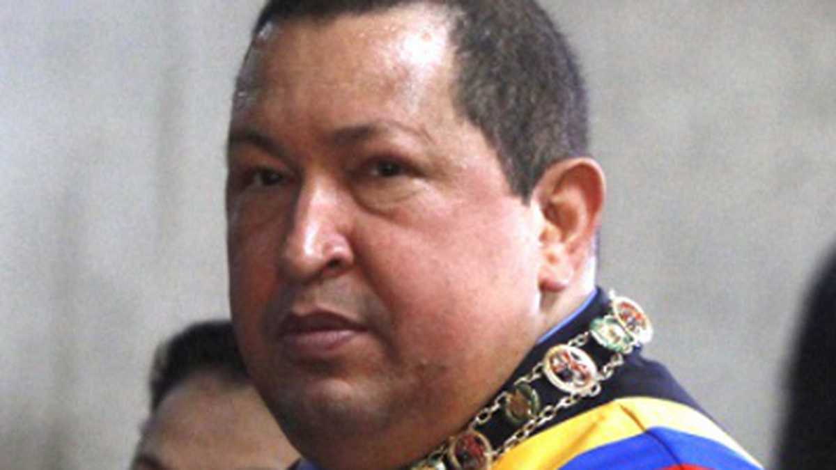 Presidente de Venezuela, Hugo Chávez.