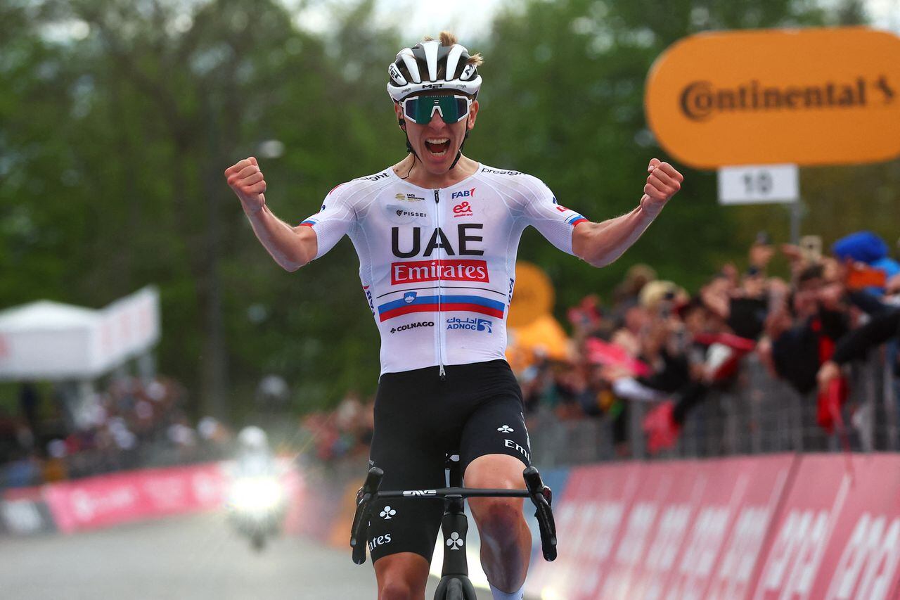 Tadej Pogacar ganó la etapa 2 del Giro de Italia