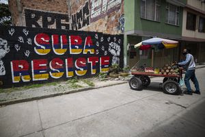 Graffitis en Bogotá, referente al paro nacional  2021. Crédito Semana