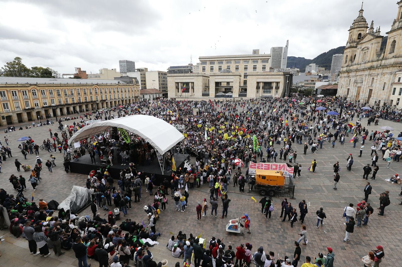 Marchas apoyo al gobierno Gustavo Petro y a las Reformas