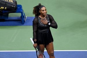 Serena Williams se retira a sus 40 años luego de quedar eliminada del US Open. (Photo by ANGELA WEISS / AFP)