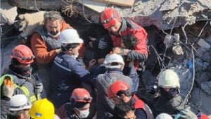 Consecuencias del mortal terremoto en Adiyaman, Turquía.