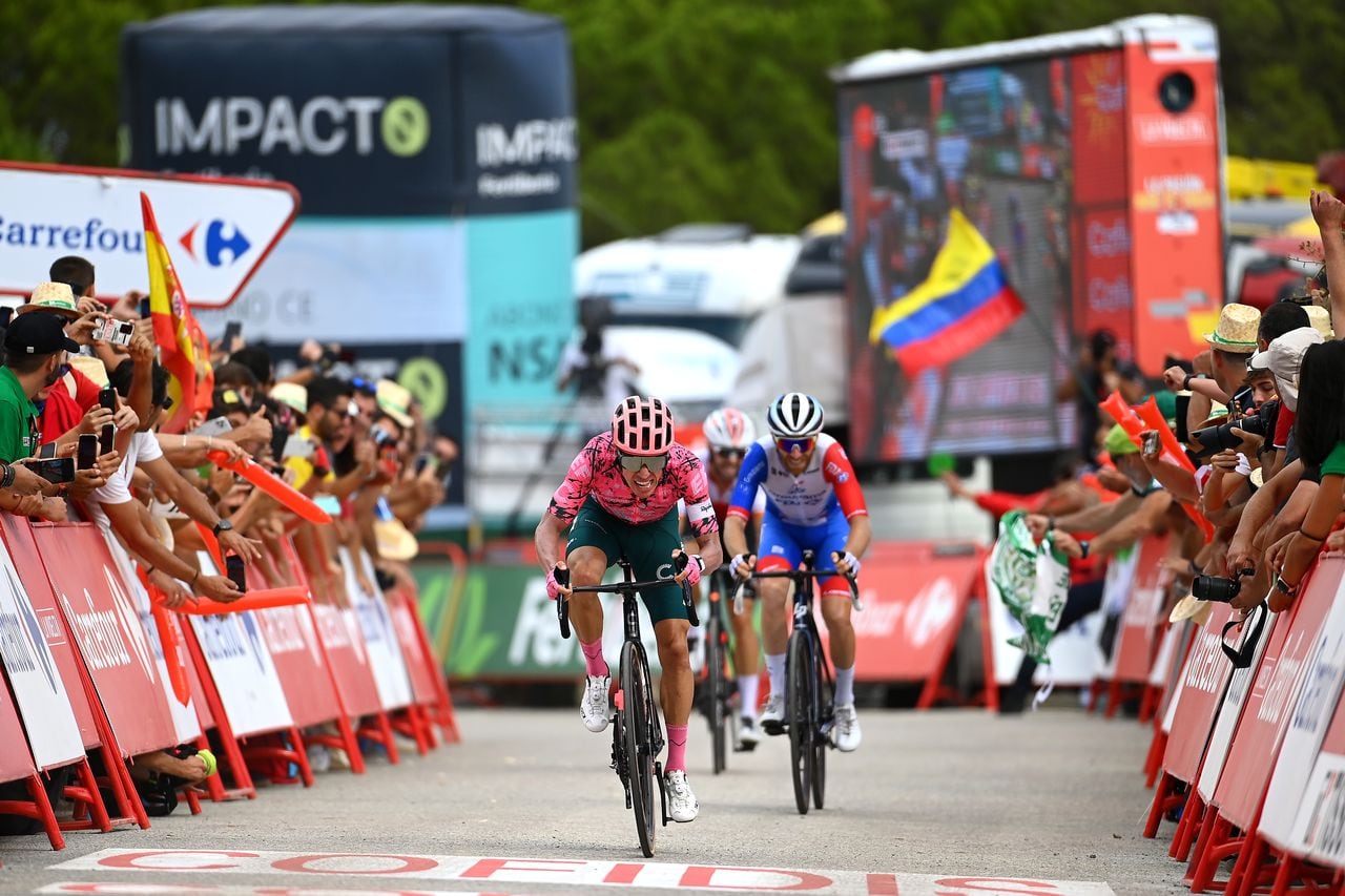 El colombiano logró su primera victoria en la Vuelta a España.