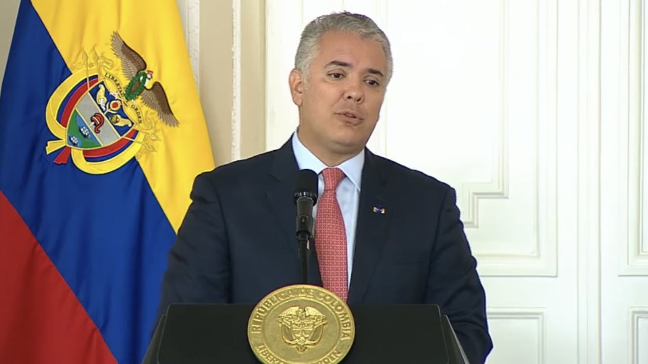 Presidente Iván Duque defendió el crecimiento económico de Colombia.