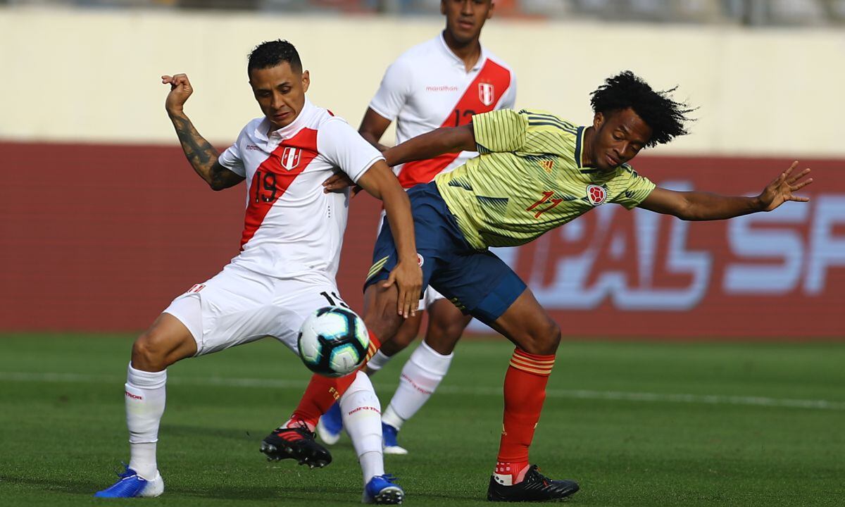 Selección Colombia vs. Selección Perú. Foto: Daniel Apuy/Getty Images