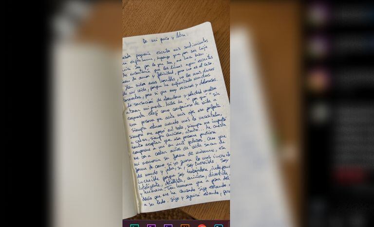 La carta de Joana Sanz confirmando el fin de su relación con Dani Alves.
