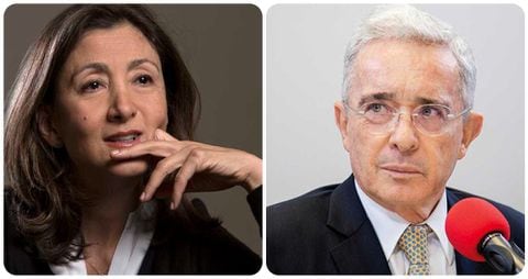 Ingrid Betancourt y Álvaro Uribe