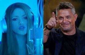 Alejandro Sanz "aulló" en apoyo a la nueva canción de Shakira.