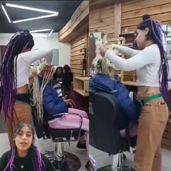 En redes sociales el video se ha hecho viral  y muchas personas apoyan a la peluquera.