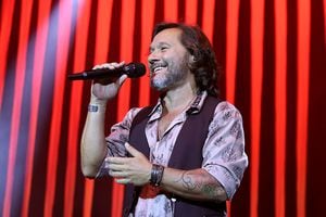 MEXICO CITY, MEXICO - FEBRUARY 11: Diego Torres performs on stage during a live concert at Pepsi Center WTC on February 11, 2023 in Mexico City, Mexico. (Photo by Adrián Monroy/Medios y Media/Getty Images)