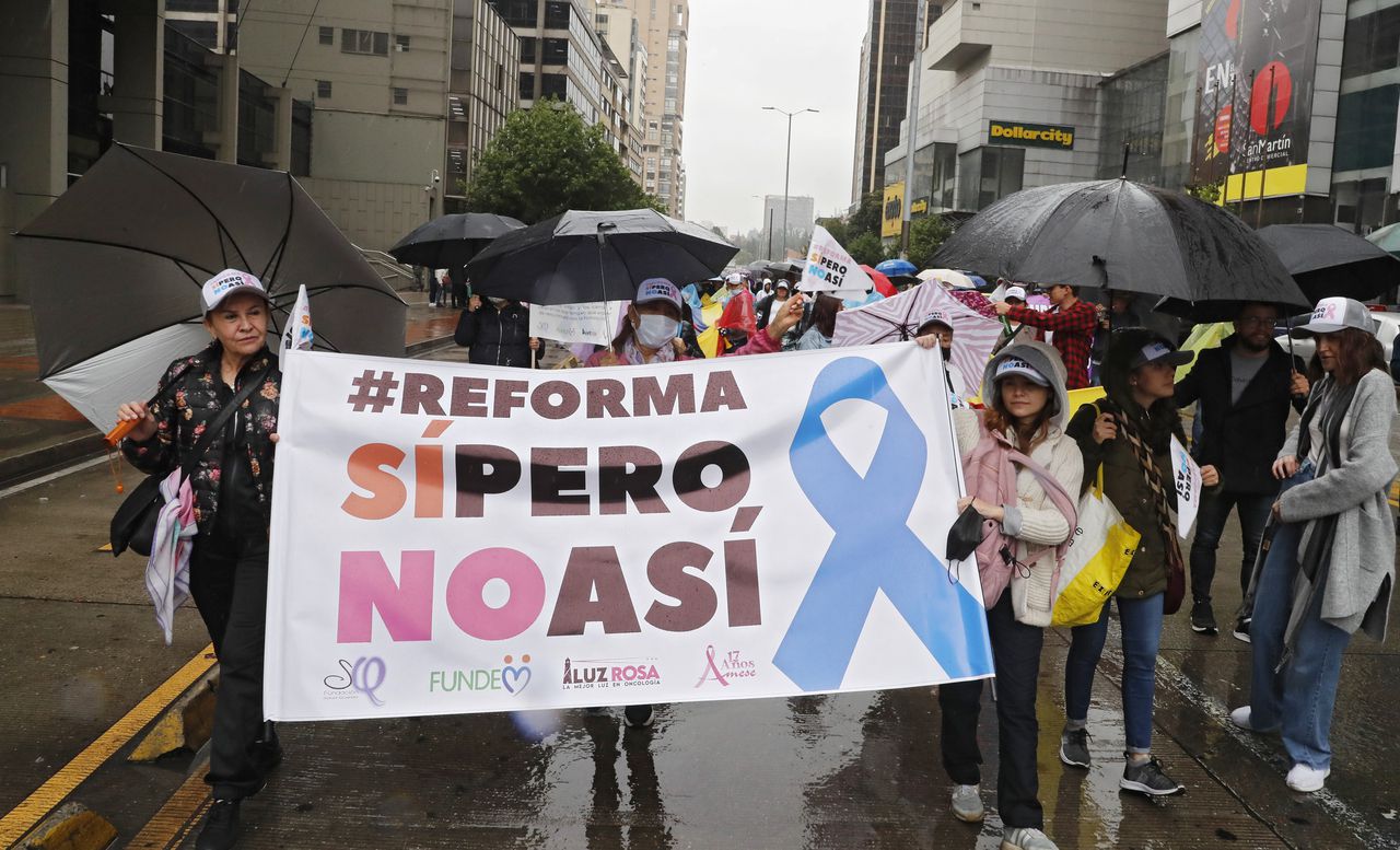 Marchas en contra de la reforma a la salud