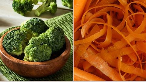 El brócoli y la zanahoria son dos alimentos ricos en luteína los cuales debe incluir en su dieta diaria