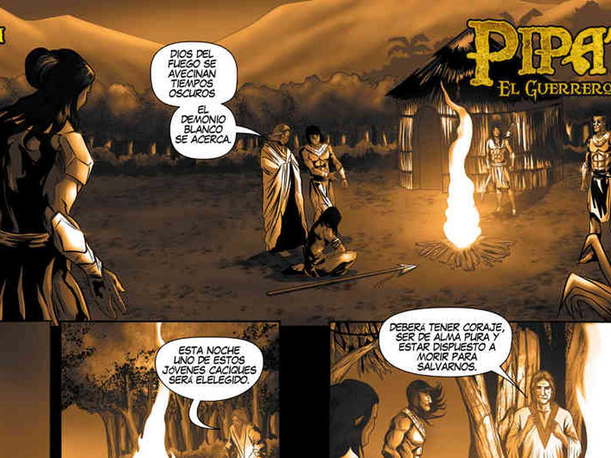 Comic Pipatón, inspirado en uno de los caciques indígenas del pueblo de los yariguíes. 
