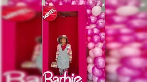 Jimena, la menor a la que con cariño apodaron como "Barbie boliviana".