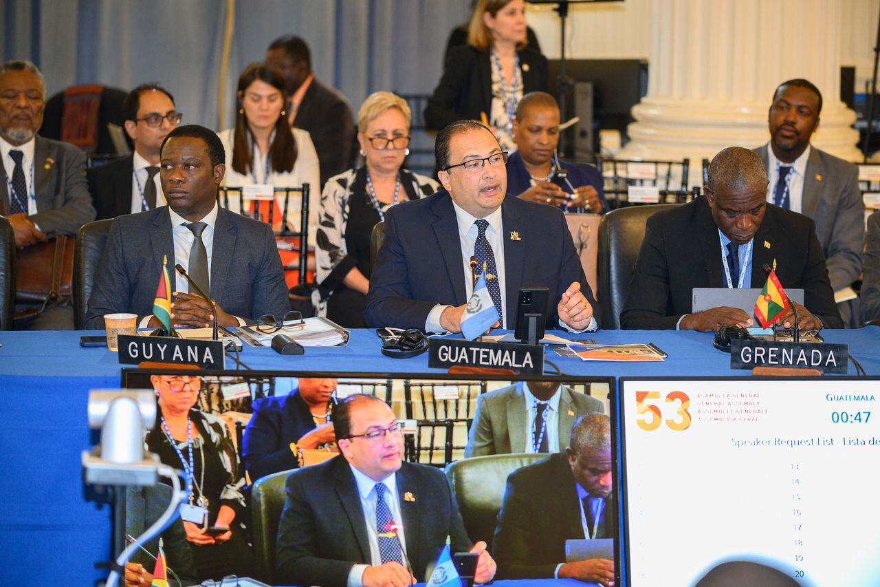 En Washington se está llevando a cabo una nueva versión de la Asamblea General de la OEA con la presencia de diferentes cancilleres de los 33 países miembro