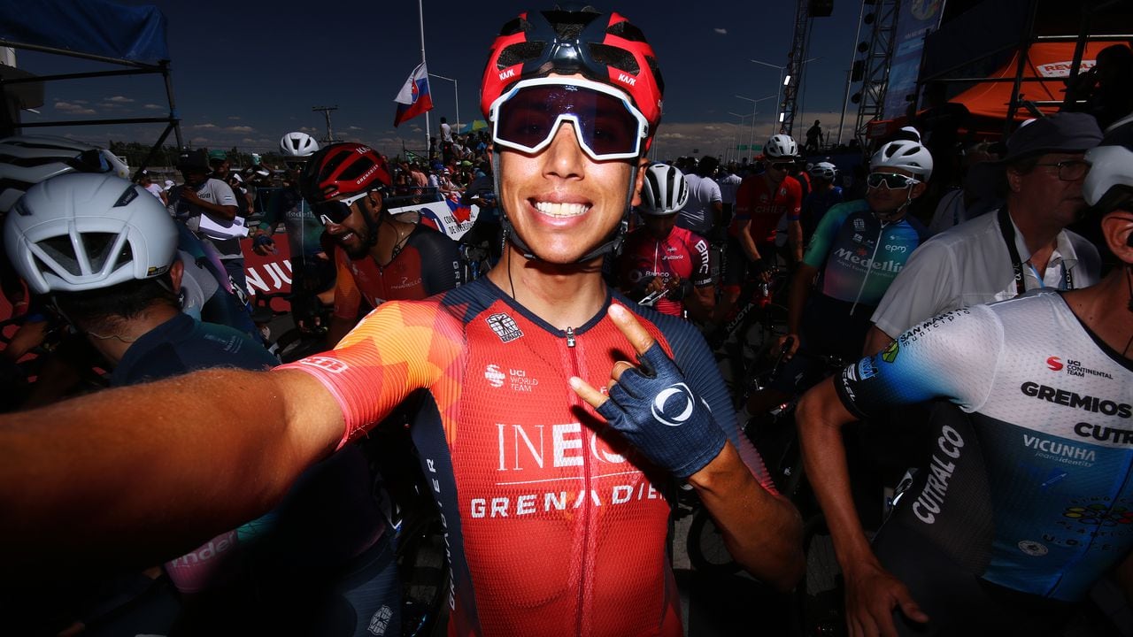 SAN JUAN, ARGENTINA - JANUARY 28: Egan Arley Bernal Gomez of Colombia and INEOS Grenadiers prior to the 39th Vuelta a San Juan International 2023, Stage 6 a 144.9km stage from Velódromo Vicente Chancay to Velódromo Vicente Chancay / #VueltaSJ2023 / on January 28, 2023 in San Juan, Argentina. (Photo by Maximiliano Blanco/Getty Images)