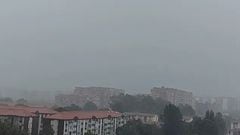 El Idiger reportó lluvias en varias localidades de la capital.