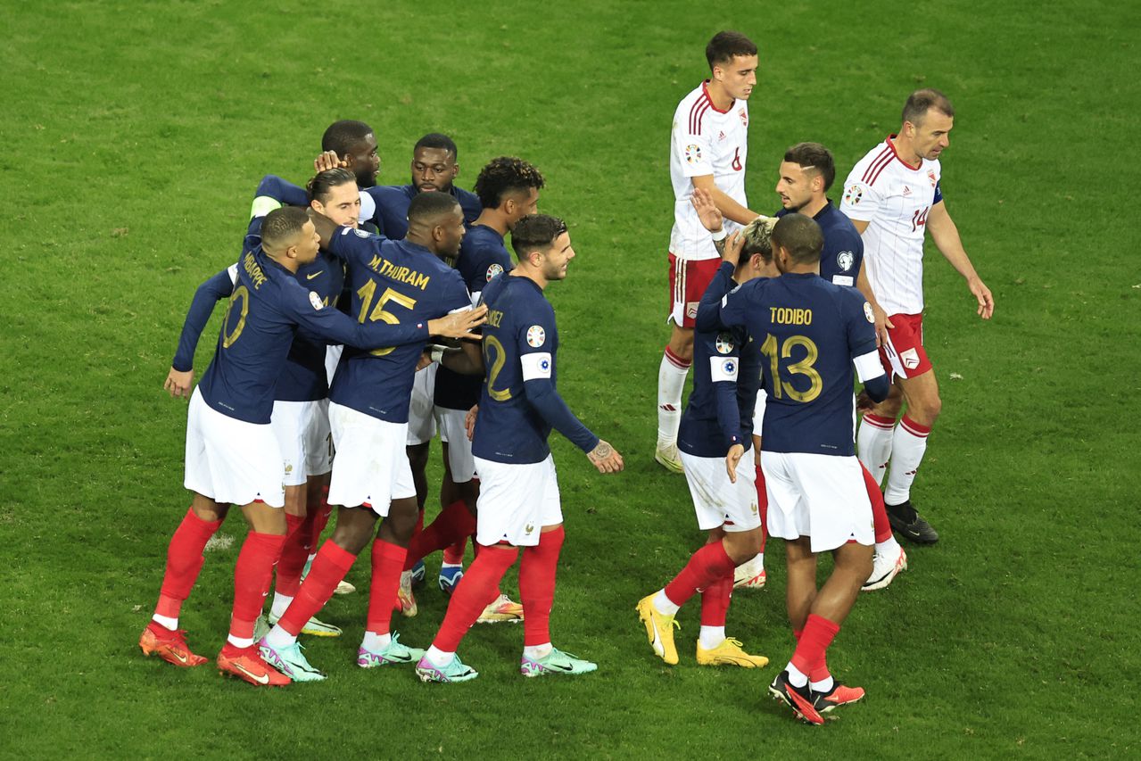 Imagen goleada Francia 14-0 sobre Gibraltar.