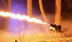 Thermonator es un perro robot que lanza fuego