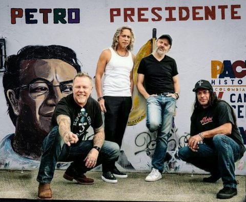Metallica apoyando a Gustavo Petro es falso