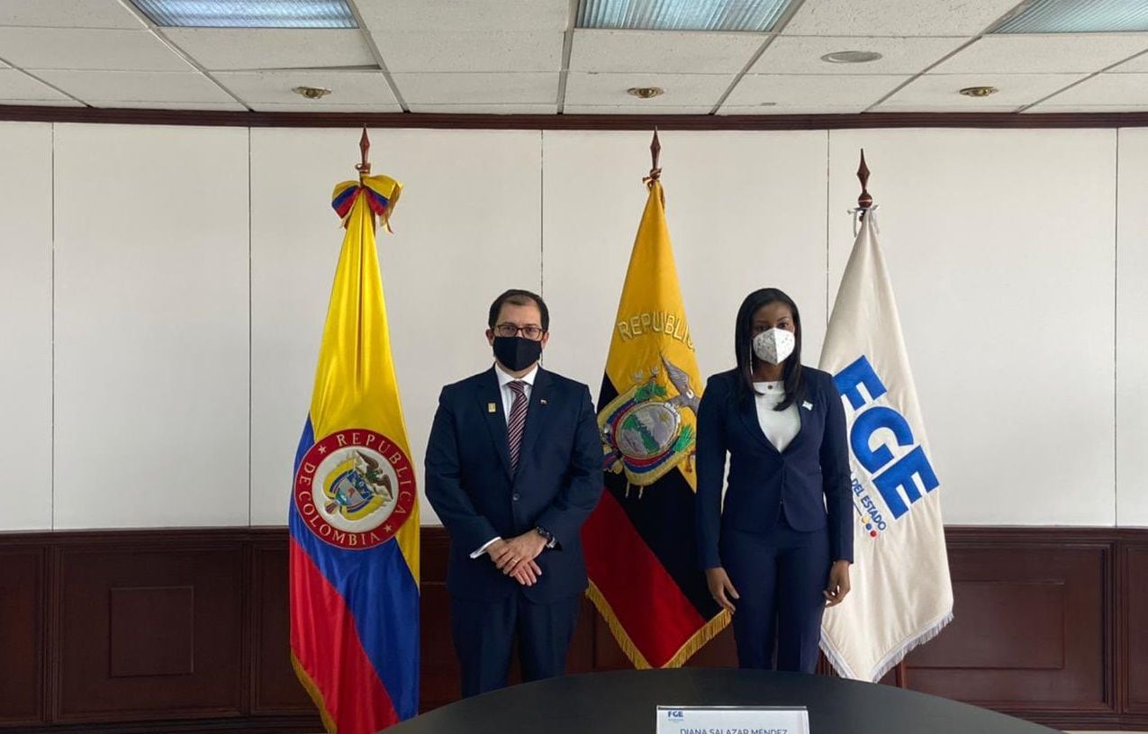 Reunión de fiscales de Colombia y Ecuador