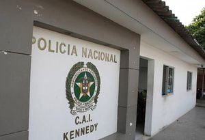 Este hecho se registró en la estación de Policía de Kennedy en Cúcuta