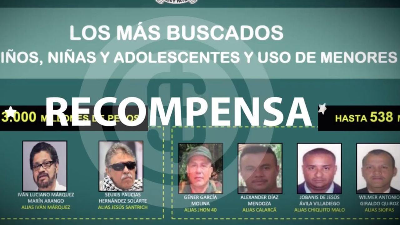 Gobierno publica nuevo video de los 30 criminales más buscados del país