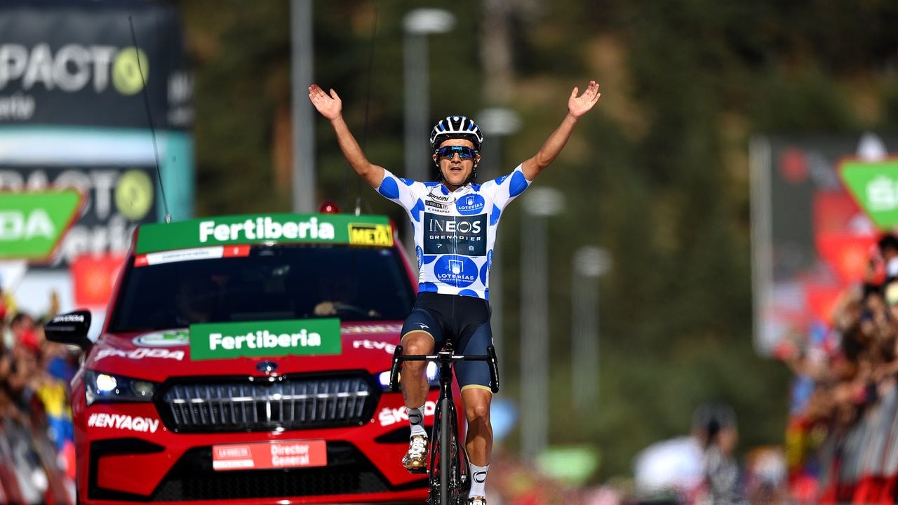 Richard Carapaz terminó la Vuelta a España 2022 con tres victorias en la edición 77.
