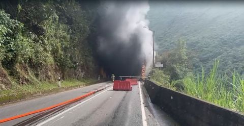 Incendio Túnel Quebradablanca