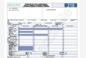 Formulario declaración de renta