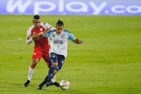 Millonarios tenía la ventaja en el marcador hasta que recibió la segunda expulsión.