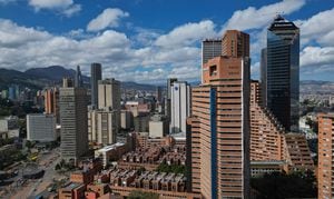 Bogotá panorámica  Centro Internacional