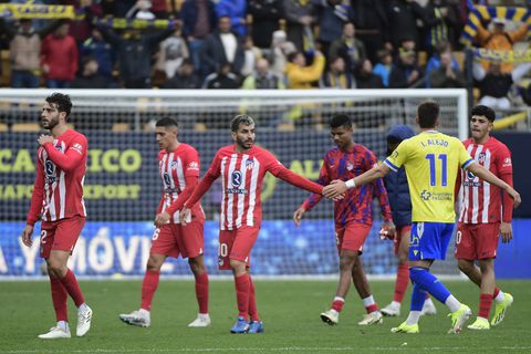 Atlético de Madrid perdió ante el Cádiz