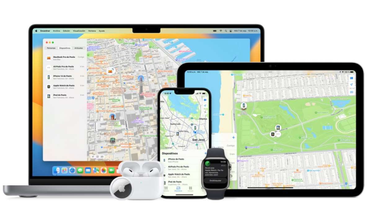 Encontrar, es una herramienta para rastrear un iPhone u otros dispositivos Apple.