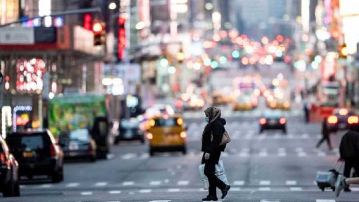 El tráfico se ha reducido mucho en las calles de Nueva York. Foto: Getty Images
