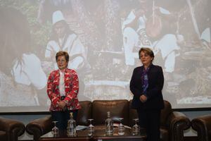 Gloría Inés Ramírez, ministra de trabajo, en foro sobre la reforma laboral.