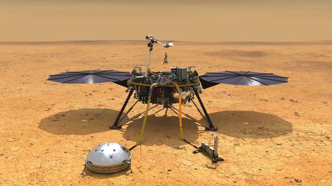 Misión InSight de la NASA en la superficie de Marte