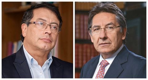 Gustavo Petro y Néstor Humberto Martínez.