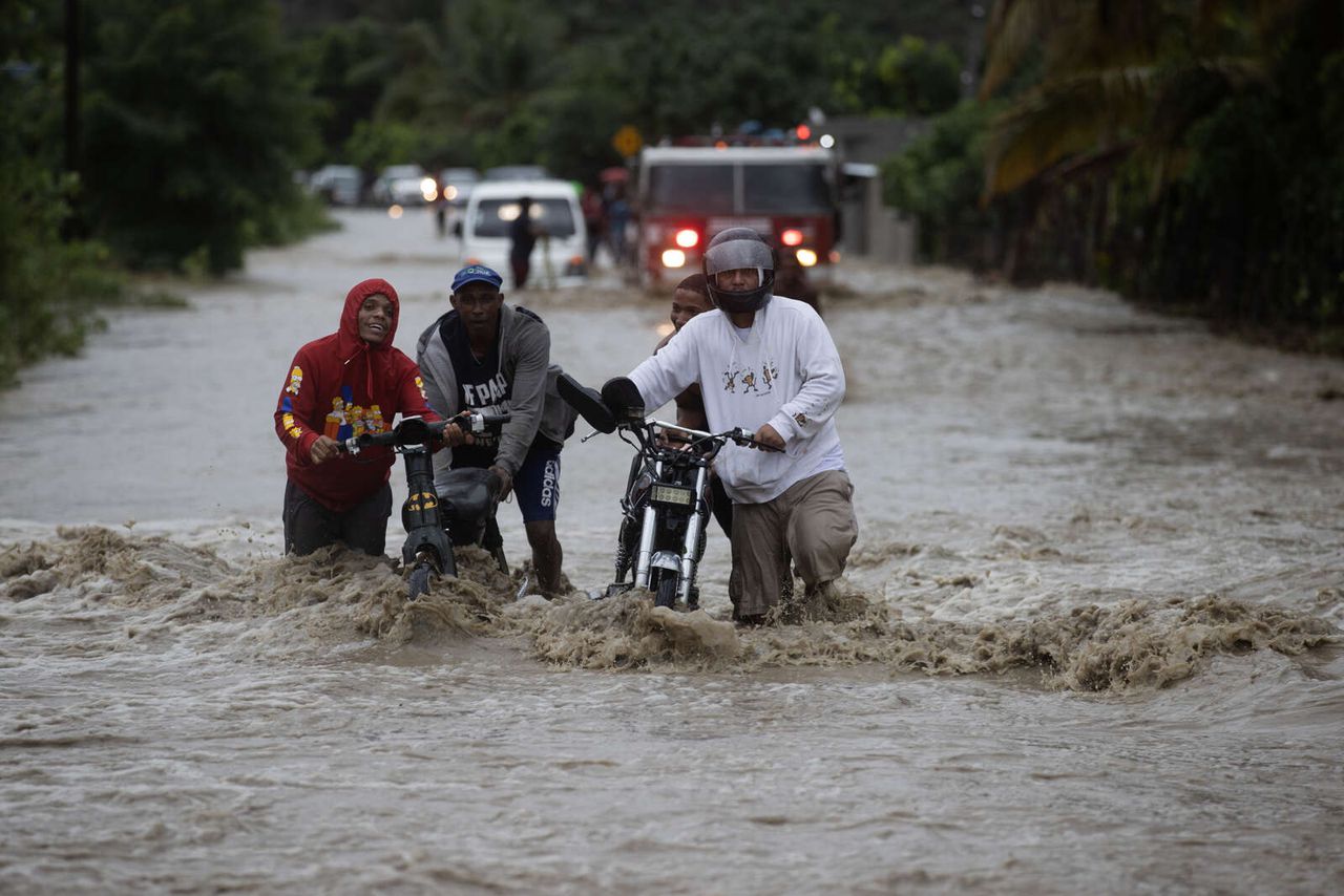 Inundaciones en República Dominacana.