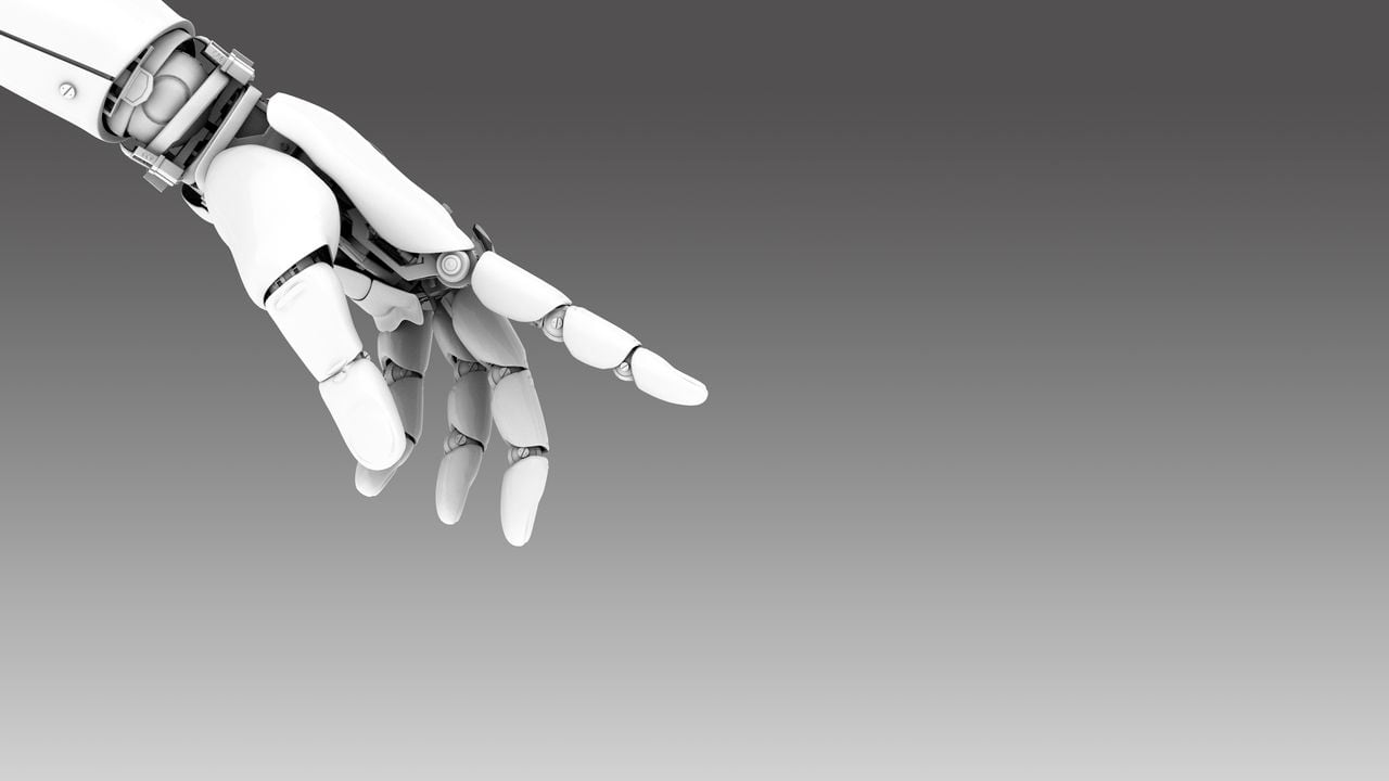 Diseño de la mano de un robot.