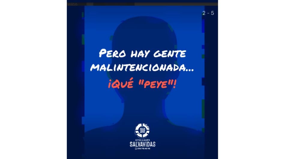 Imagen de referencia de la campaña "Buen polvo" de la Alcaldía de Medellín.