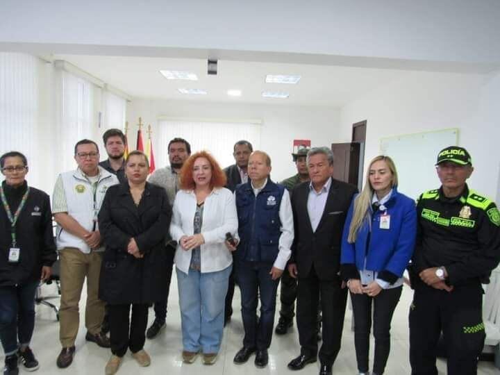 La reunión se llevó a cabo en el sector de Pirulay, jurisdicción de La Donjuana, vía Pamplona-Cúcuta.